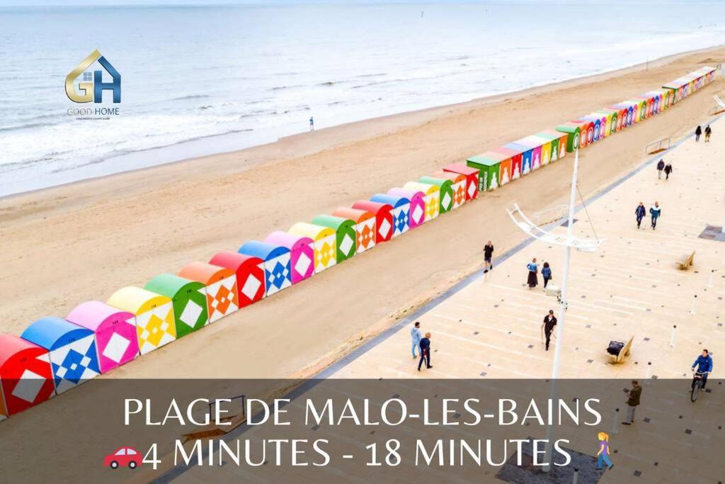 *Le Duplex De Ronsard*Plage Et Centre-Ville Dunkirk Extérieur photo